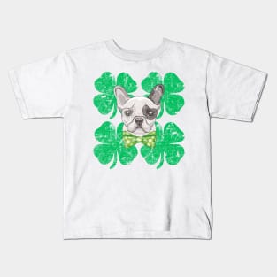 Funny Bulldog lover for irish - saint patrick best gift Kids T-Shirt